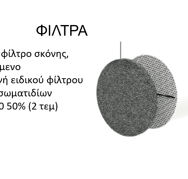 Φίλτρο αέρα για Tempero Eco Ceram 2.0 για συγκράτηση μικροσωματιδίων και μυρωδιάς