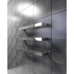Πετσετοκρεμάστρα Warmup HTR μονής μπάρας, inox, στρογγυλό