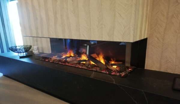 τζάκι ηλεκτρικό ένθετο, ατμου, 3 φατσο σε πολυτελες καθιστικο, ασφάλεια, ιδεες διακοσμησης, Dimplex Faber e-matrix