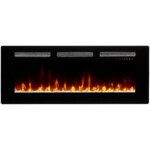 Ηλεκτρικό τζάκι Dimplex Sierra 48 με διακοσμητικές λευκές πέτρες