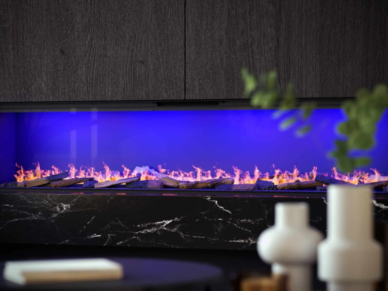 Τζάκι ατμού για εντοίχιση Faber E-Slim 2200