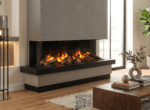 Ηλεκτρικό τζάκι ατμού vapor Dimplex_e_matrix_1300-400_ΙΙI_optimyst_3 όψεις_130cm