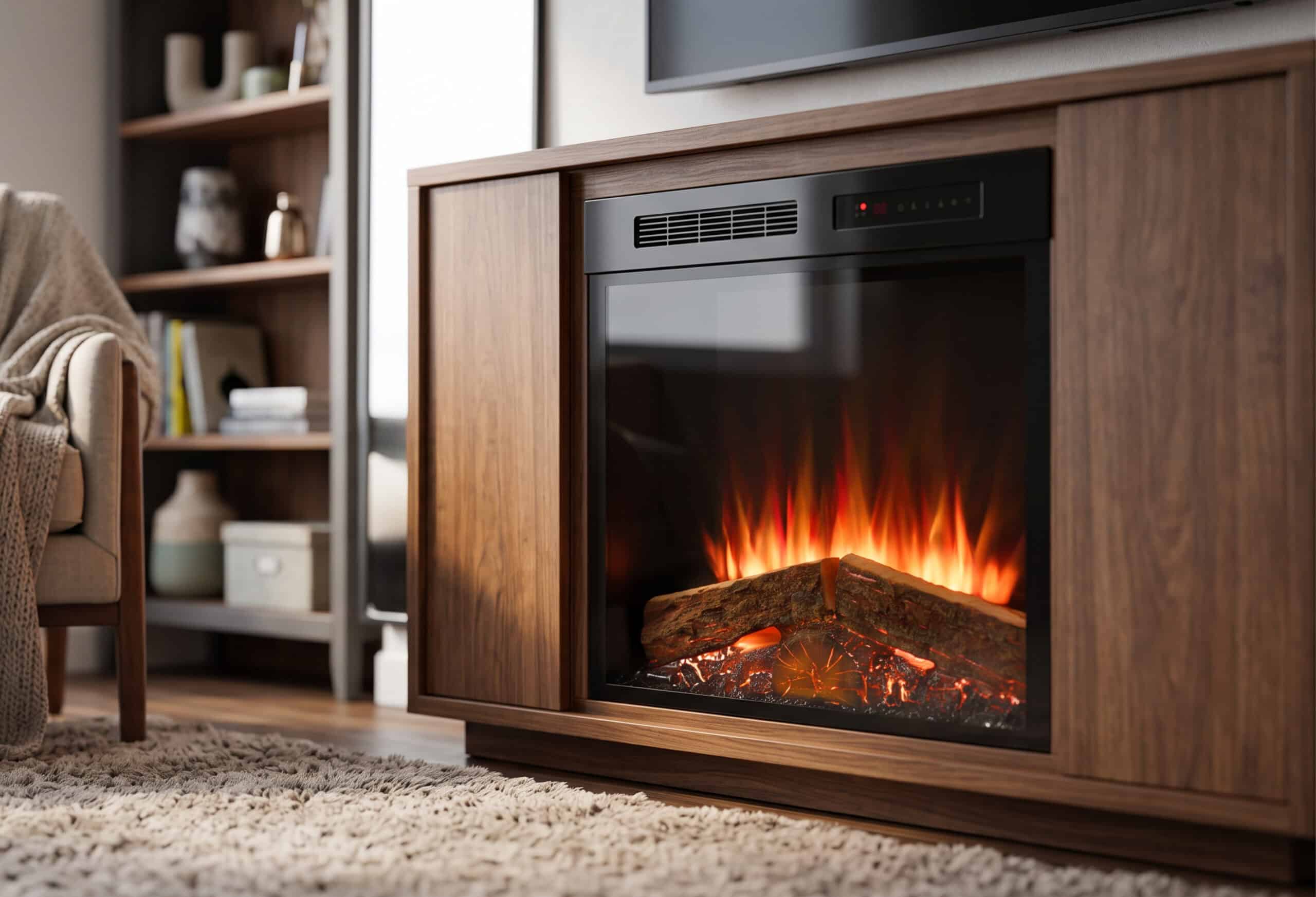 Ηλεκτρικό τζάκι Dimplex Spark 28 στο σαλόνι με ξύλα, εφέ φλόγας, ήχο, wifi-app Ηλεκτρικό τζάκι Dimplex Spark 28 στο σαλόνι με ξύλα, εφέ φλόγας, ήχο, wifi-app