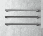 πετσετοκραμάστρα ανοξείδωτη inox design μονή μπάρα warmup HTR 1